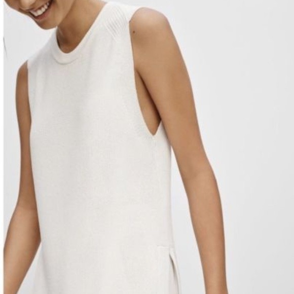 Aritzia Wilfred White Palmier Sweater - Picture 2 of 6